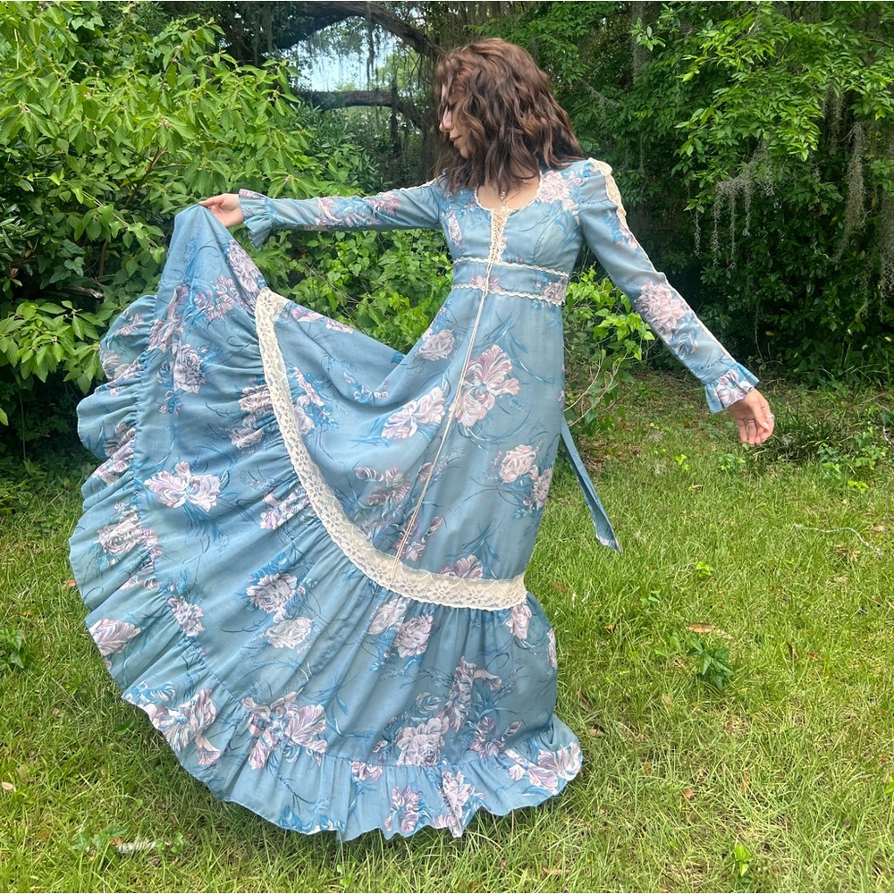 1970s vintage Gunne Sax dress new with tags never worn